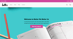 Desktop Screenshot of bettermebetter.us